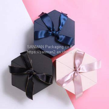 Large custom hexagon packaging box