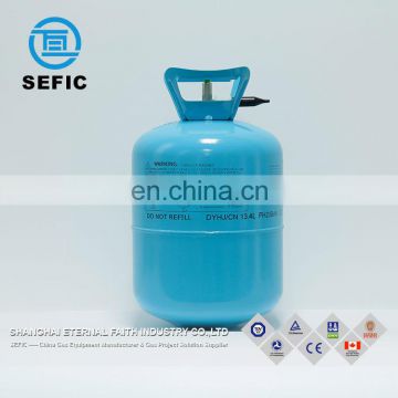 Professional Manufacturer Supplier low pressure small disposable helium gas cylinder balloon helium tank