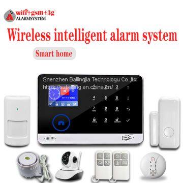WIFI GSM Alarm System With 8 Kind of Language TFT Touch Screen 3G Security Alarm Android IOS App Support WIFI IP Camera photo-2