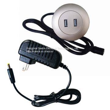 Sofa Charger Dual USB Charger Furniture Hardware USB Charger Socket Accessories Cinema Chair