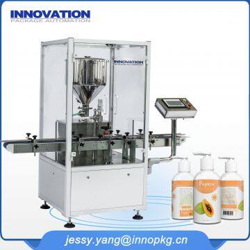 Automatic cream liquid filling machine