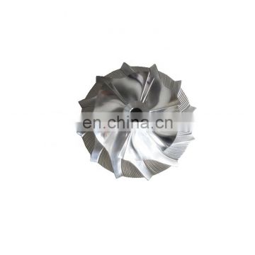 GT15-25 436131-0019 36.78/52.19mm 6+6 blades performance milling/aluminum 2618/billet compressor wheel for 709836/727461/709835