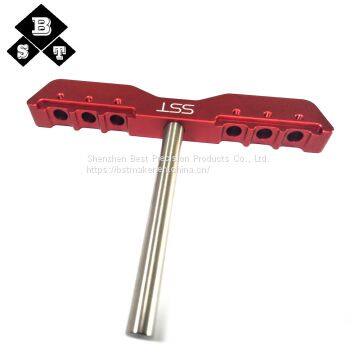 High Quality CNC Lathe Milling Machining Colorful Aluminum Anodized Auto Parts photo-2