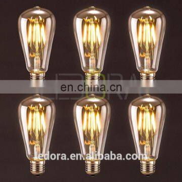 dc 12v filament edison led bulb st64 e27 B22 vintage lamp 24v led 3w/5w/7w/10w