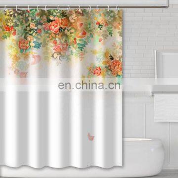 Hot Selling Custom Shower Curtain Ombra Waterproof Bath Shower Curtain photo-3