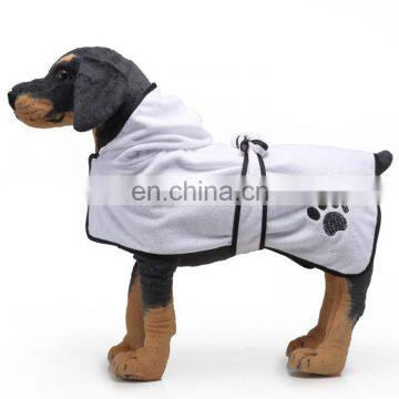 New Design Strong Absorbent Pet Bath Towel Blanket Pet Bathrobe Clothes for Dogs photo-6