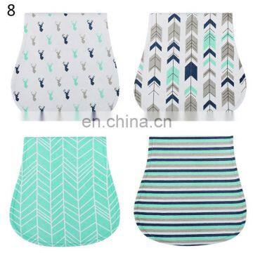 Organic Cotton Bamboo Flannel Muslin Bib Baby Burp Cloth for Babies photo-4