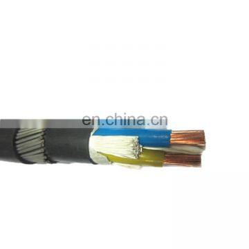 600 Volts 4 Conductor XLPE Insulated PVC Jacket Aluminum Steel Wire Armor Power Cable