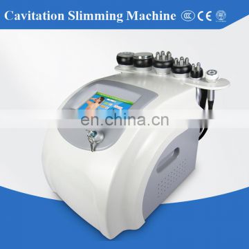 Body slimming beauty machine 6 in 1 bio rf cavitation vacuum for weight loss