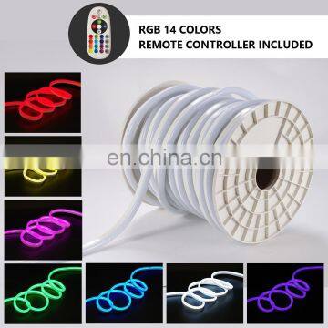Best Selling IP67 Waterproof 220V RGB Color Changing Led Neon Rope Tube Light