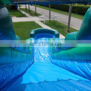 Home Use Green Wave Water Slides Kids and Adult Inflatable Large Water Slide With Pool photo-4