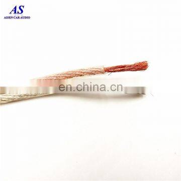 OFC 16 ga Copper Transparent Material Speaker Cable Wires photo-2