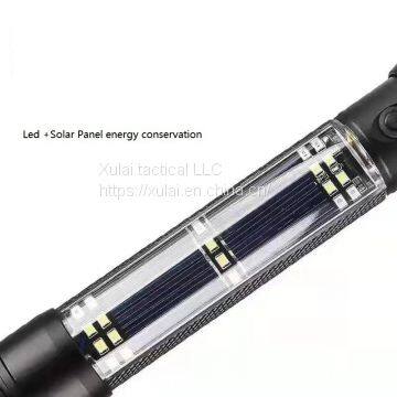 Multi-Functional Solar Flashlight Escape Rescure USB Micro +Charging Bank IP44 photo-3