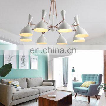 Светильник для потолка отеля и ресторана, черный металлический светильник в стиле «паук», современный потолочный светильник photo-3