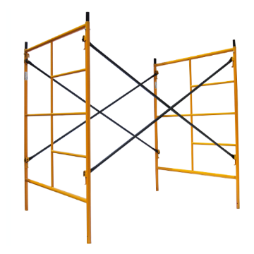 H frame scaffolding for construction