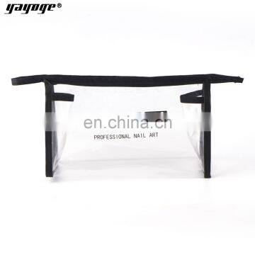 Hot Popular Clear PVC Transparent Cosmetic Bag Nail Salon Use Gel Polish Package Private Label Oem photo-5