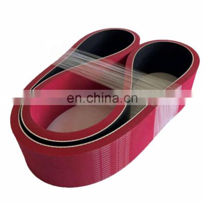 Red Rubber Coating Black Rubber Flat Belt Pulling Belt 1700x80x14