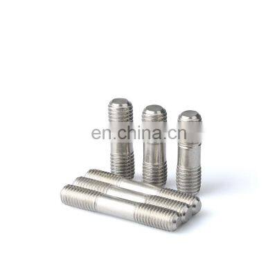 ASME ANSI standard 1/2  5/8 all thread rod double ended screw bolt double-thread bolt m6 50mm