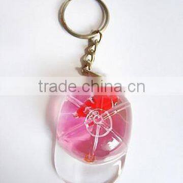 Promotional Blank Acrylic Keyring, Helmet Keychain