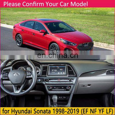 for Hyundai Sonata EF NF YF LF 1998~2019 Anti-Slip Mat Dashboard Cover Pad Sunshade Dashmat Carpet Car Accessories Rug 2010 2016