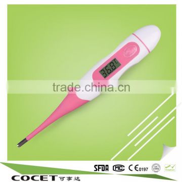 clinical waterproof digital thermometer with alarm