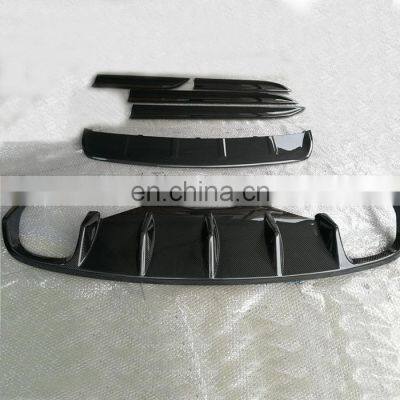 carbon fiber front & rear lip for porsche macan side skirts