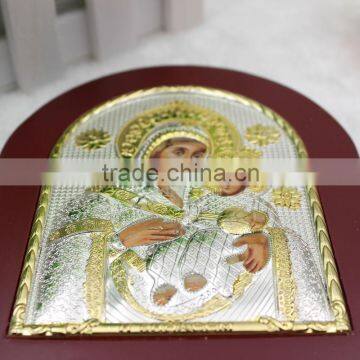 Virgin Mary Of Bethlehem Silver Icon photo-4