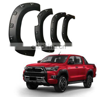 Custom Car body parts car extior accessories Splash Guards Mud flaps fender Flare mudguard for Hilux REVO 2021