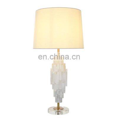 Selenite crystal kandelaar bruiloft  art bird table lamps big modern table lamp