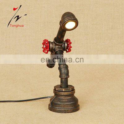 New Design Water Pipe LED Desk Lamp Reading Room Table Lamps