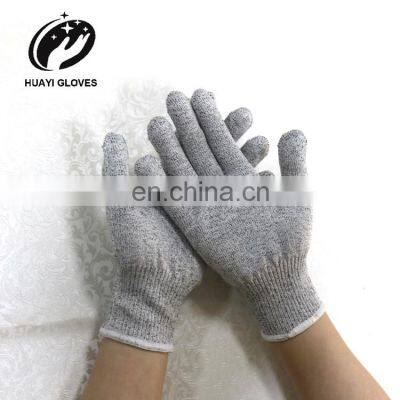 Food Grade Meat Cutting Gloves Hand Protection Anti Cut Gloves Level 5 Cut Resistant Glove For Kitchen Oyster