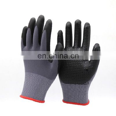 Flex grip work gloves breathable working glove en388 glove 4131