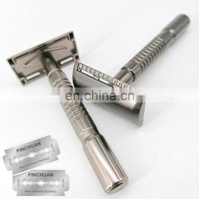 Wet Stainless Metal Handle Zinc Alloy Shaving Safety Razor