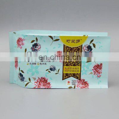 Custom Logo Side Gusset Wet Wipes Tissue Packaging Bag