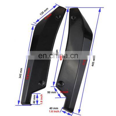 DSE Factory Directly Supply Car Bumper Rear Corne Universal Car Side Corner Cover Rear Bumper Lip Wrap Angle Splitter All Car