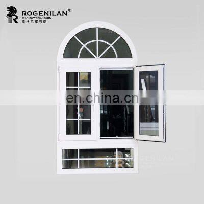 Rogenilan modern french window with grille design and mosquito net