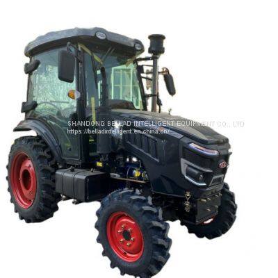 Hot Sale Paddy Field Tractors 804 80HP 4WD Agricultural Wheel Farm Tractor with Paddy Tire