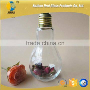 Lamp Shape Clear Glass Wishing Bottle Wholesale photo-3