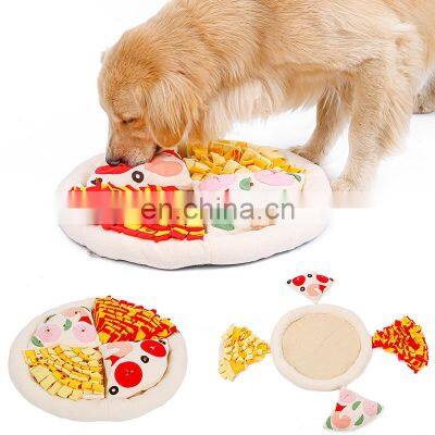 Best Quality Hot Sale Favorable Price Feeding Pads Pizza Wooly Pet Snuffle Mat Dogs