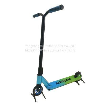 Professional customized fade colors Kick stunt pro scooter with alu 6061 core PU cast wheel