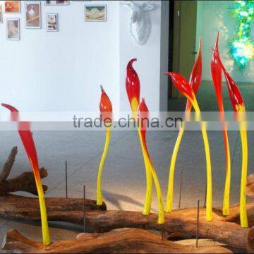 Decorative Murano Glass Flower Sculpture