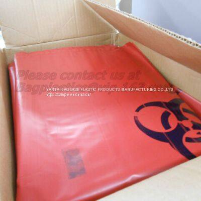 Biohazard Treatment Bags, Sterilized Bags, Disposal Bags, Waste Sacks, Hazardous Waste Bag With Ties photo-3