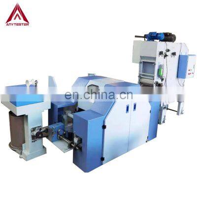 With a Bucket Feeder Small Alpaca Wool and Cotton Fiber Carding Machine photo-2
