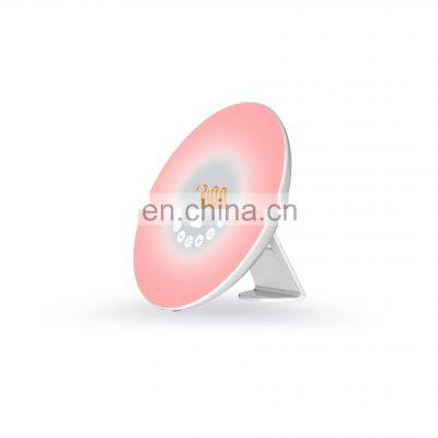 LED Gradual Sunrise Sunset FM Radio Alarm Clock Wake Up Light photo-4
