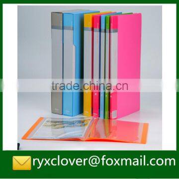 PP Stationery Office School 20 Clear Pockets A4 Paper Documents Display Book