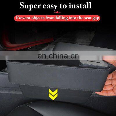 Car Seat Gap Filler Car Seat Slot Storage Box For Tesla Model 3/Y Armrest Storage Box Auto Accessories Pars photo-5