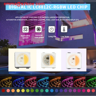 DC5V Sk6812 LC8812C RGBW 4 in1 SMD 5050 LED addressable rgbic digital rgbw Smart LEDs chip