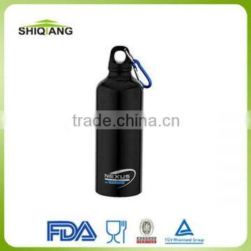 500ml aluminium sport water bottles with carabiner