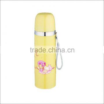 350ml stainless steel vacuum flasks with heat transfer logo printed in various Colors BL-1022A