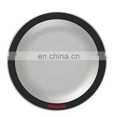 Can Outside Kitchen 410 Stainless Steel Auto Rotating Bag Metal Bucket With Lid Sensor Trash Bin